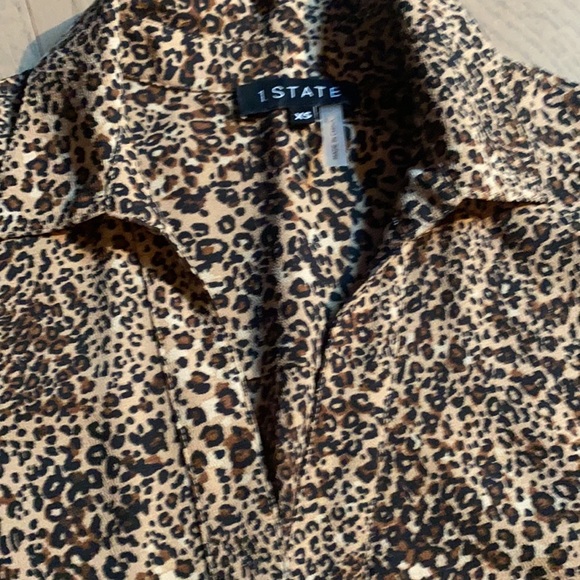 1.State leopard print dress - Picture 2 of 2